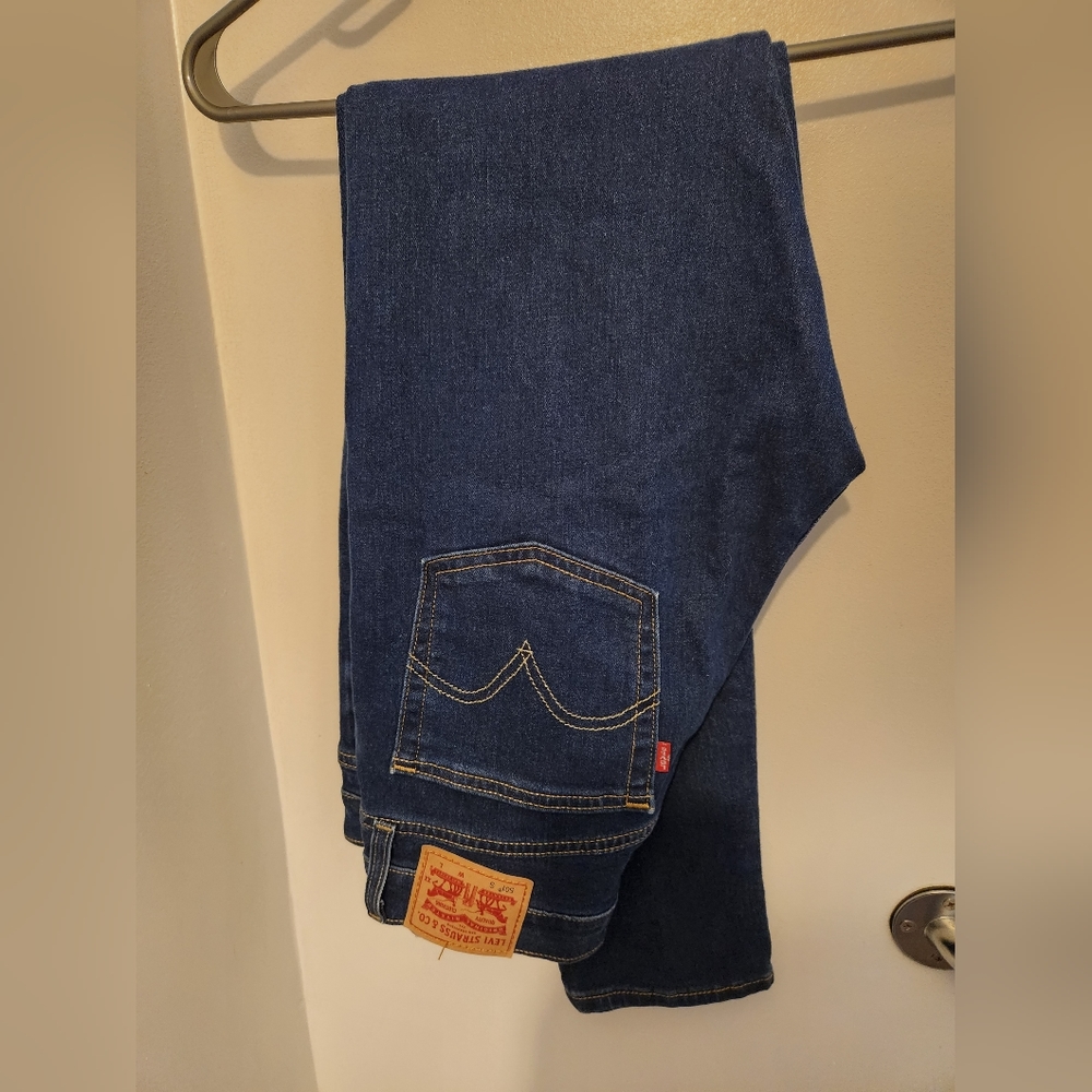 Levi's button fly skinny jeans